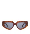Loewe Small Acetate Butterfly Screen Sunglasses In Brown