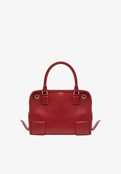 Loewe Small Amazona 180 Tio Handle Bag In Red