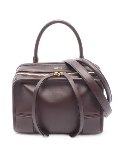 Loewe Small Amazona 180 Tote Bag In Brown