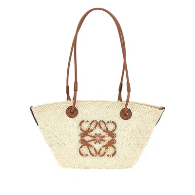 Loewe Small Anagram Basket Bag In Multi