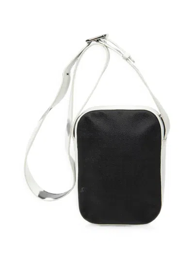 Pre-owned Loewe Small Anagram-embossed Crossbody Bag In Black