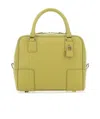 Loewe Amazona 19 Square Bag In Nappa Calfskin In Yellow