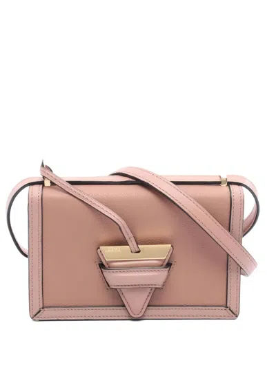 Pre-owned Loewe Small Barcelona Shoulder Bag In Pink