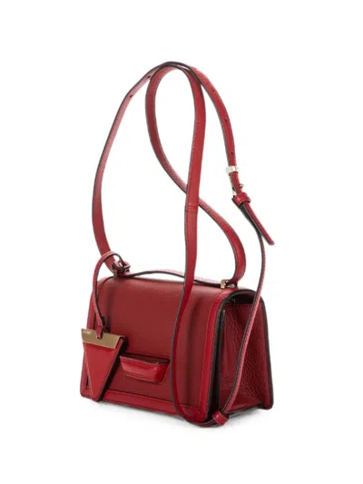 Pre-owned Loewe Small Barcelona Shoulder Bag In Red