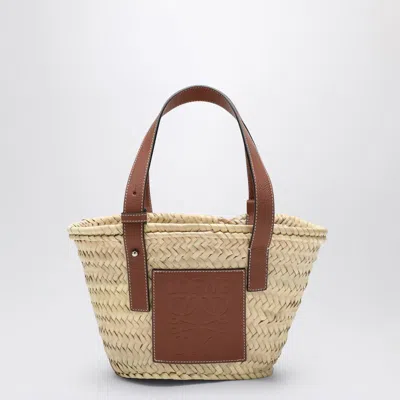 LOEWE LOEWE SMALL BASKET BAG IN LEAF AND