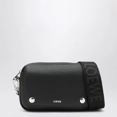 Loewe Small Black Messenger Bag Pebble Men