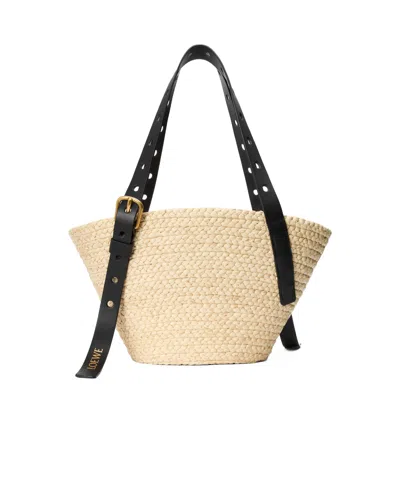 LOEWE LOEWE SMALL PUNCH HOLE BASKET BAG