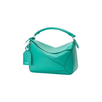 Pre-owned Loewe Small Featherlight Puzzle Bag 'aquamarine' | Blue | Women's Size Onesize