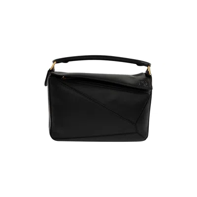 Pre-owned Loewe Small Featherlight Puzzle Bag 'black' | Women's Size Onesize