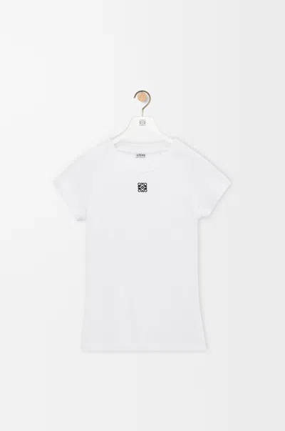Loewe Small Fit T-shirt In Cotton Blend Size:l For Woman In Blue