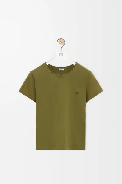 Loewe Short-sleeved T-shirt In Green