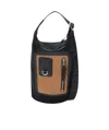 Loewe Small Flex Loop Bucket In Canvas And Suede In Multi