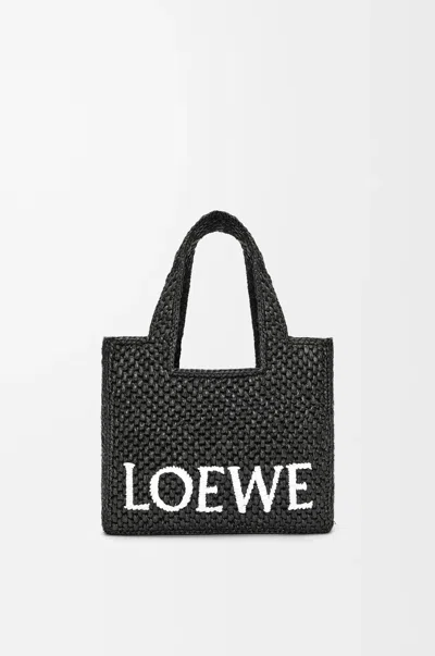 Loewe Small Font Tote Bag Black