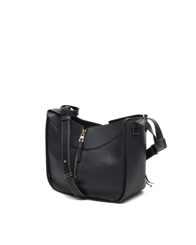 Pre-owned Loewe Small Hammock Bag In Black