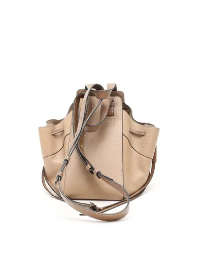 Loewe Small Hammock Bag In Brown
