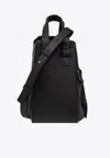 Loewe Small Hammock Leather Crossbody Bag In Black