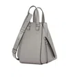 Loewe Pearl Grey Hammock Small Leather Shoulder Bag In Gray