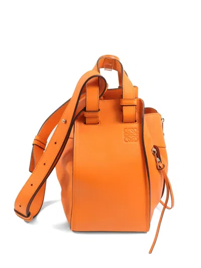 Pre-owned Loewe Small Hammock Shoulder Bag In Orange