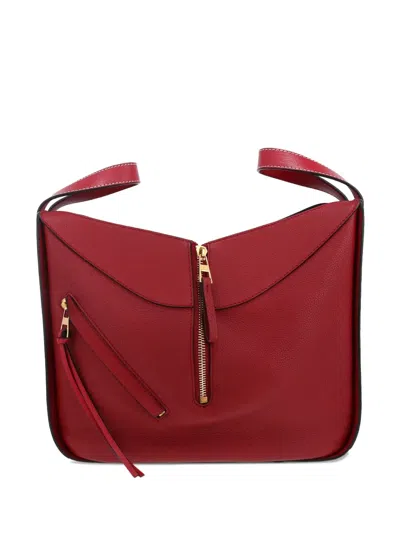 Pre-owned Loewe Small Hammock Shoulder Bag In Red