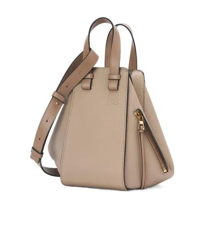 Loewe Small Hammock Tote Bag In Nude