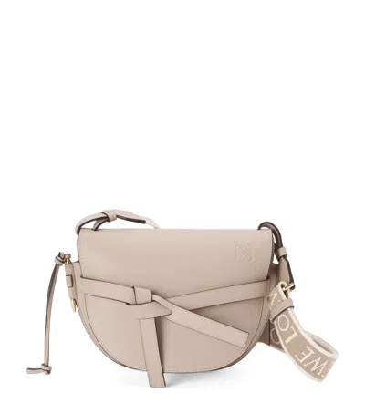 Loewe Small Leather Gate Cross-body Bag In Sand