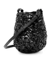 Loewe Small Leather Nest Bag In Black