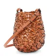 Loewe Small Leather Nest Bag In Brown