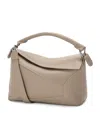 Loewe Small Puzzle Edge Bag In Grained Calfskin In Brown