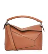 Loewe Puzzle Edge Small Top-handle Bag In Leather In Brown