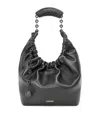 Loewe Small Leather Squeeze Top-handle Bag In Black