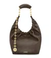 Loewe Small Leather Squeeze Top-handle Bag In Brown