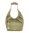 Loewe Small Leather Squeeze Top-handle Bag In Green