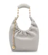 Loewe Small Leather Squeeze Top-handle Bag In Grey