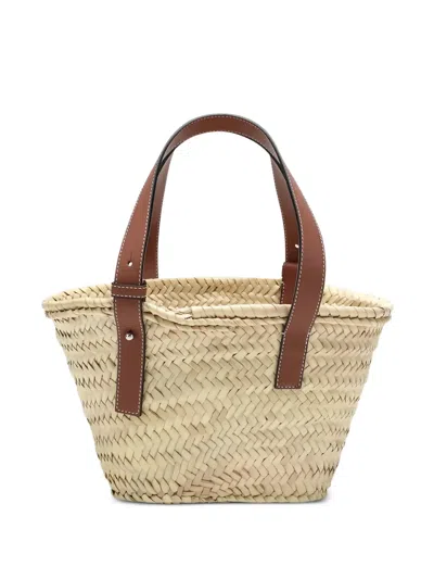 Loewe Small Logo-patch Tote Bag In Neutral