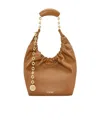 Loewe Small Leather Squeeze Top-handle Bag In Brown