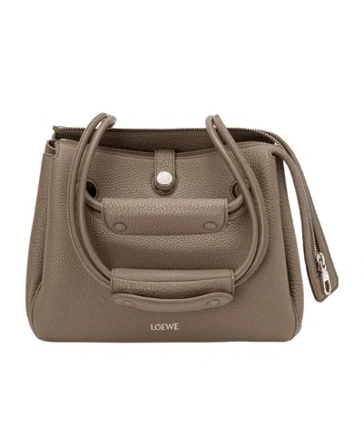 Loewe Small Madrid Bag In Supple Grained Calfskin In Pink