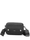 Loewe Small Pebble Messenger Bag In Black