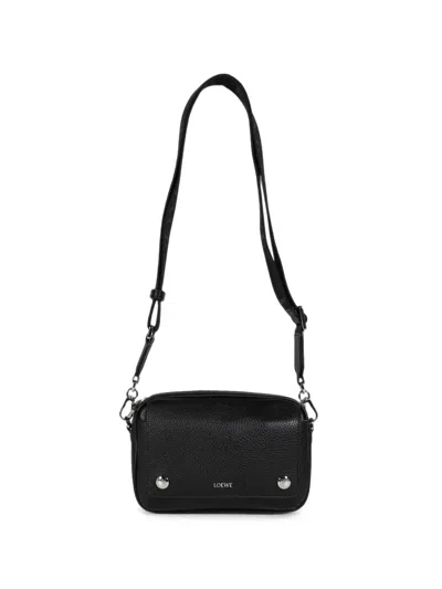 Loewe Small Pebble Messenger Bag In Blue