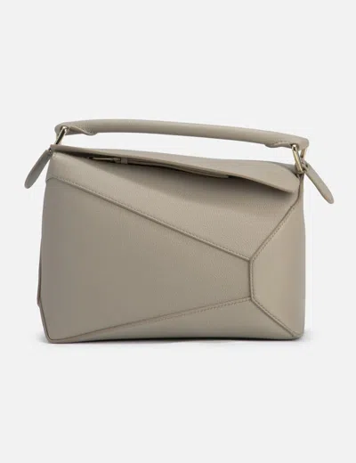 Loewe Small Puzzle Bag In Brown