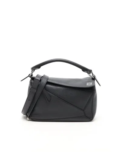 Loewe Small Puzzle Bag In Black