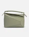 Loewe Small Puzzle Edge Bag In Green