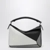 Loewe Small Puzzle Bag Grey/light Ghost In Black