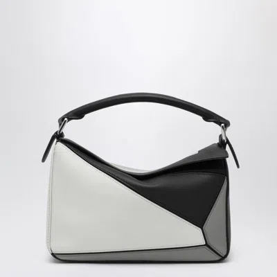 LOEWE LOEWE SMALL PUZZLE BAG GREY/LIGHT GHOST