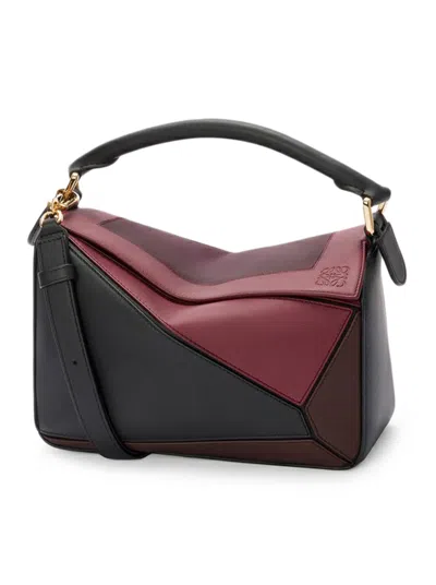 Loewe Small Puzzle Bag In Nappa In Black