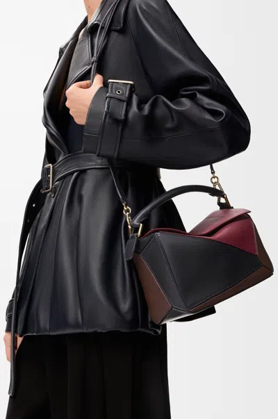 Loewe Small Puzzle Bag In Nappa Leather Skin For Woman In Multi