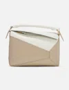 Loewe Small Puzzle Bag In Soft White Paper Craft
