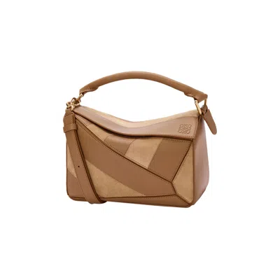 Pre-owned Loewe Small Puzzle Bag 'oak' | Brown | Women's Size Onesize