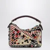 Loewe Small Puzzle Bag With 3d Effect Wool Polka Dots Women In Multi