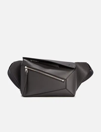 Loewe Small Puzzle Bumbag In Gray