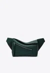 Loewe Small Puzzle Calf Leather Belt Bag In Green